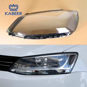 Lentes de plástico para coche Volkswagen Jetta Mk6, cubierta de lente de faro original, OEM de fábrica, 2012-2017 - Product Image 1