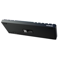 Keyboard Gaming Mekanik Tata Letak QWERTZ Spanyol 2.4Ghz Nirkabel USB-C RGB Backlit Dapat Diprogram Anti-Ghosting untuk PC Laptop