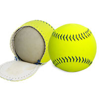 Ballons de softball professionnels personnalisés de haute qualité, les plus vendus, pour lancer lent, 11/12 pouces