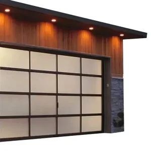 Puerta de elevación automática de aleación de aluminio impermeable moderna con apertura lateral eléctrica de superficie terminada para uso en taller - Product Image 5
