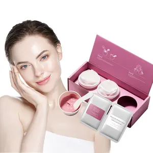 new form of essence jelly mask powder for face natural vegan peel off mask powder base face mask jelly powder