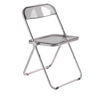Chaise pliante en plastique moderne, vente en gros