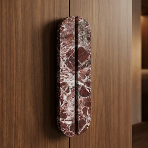 Tirador de Lujo para Puerta de Gabinete y Cajón, de Mármol Calacatta <span class=keywords><strong>Viola</strong></span>, Hecho a Mano, con Corte CNC de Precisión, para Villa - Product Image 4
