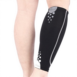 Kaos Kaki Pendek Penyangga Betis, Dapat Disesuaikan, Kompresi untuk Shin <span class=keywords><strong>Splint</strong></span>, Bahan Spandex/Nylon, Musim Gugur - Product Image 5