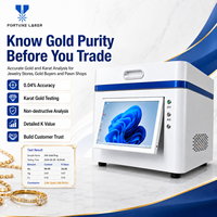 Machine de test de l'or 350Y pour bijouterie, analyseur de pureté en carats, outil d'identification des perles véritables et des perles contrefaites