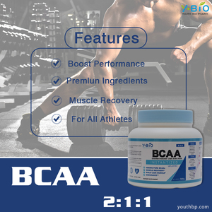 Integratore Sportivo <span class=keywords><strong>BCAA</strong></span> 2:1:1 per Giovani, Polvere di Aminoacidi a Catena Ramificata Essenziali, 500g per Adulti, Crescita Muscolare ISO - Product Image 6