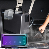 Nettoyeur vapeur multifonction 1400W, puissance d'aspiration 12KPa, pour le nettoyage des tapis, des canapés, des tissus d'ameublement et des voitures