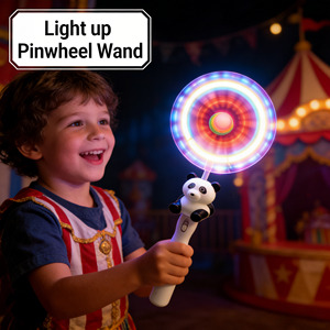 Molinillo LED Luminoso de Animales de Circo, Recuerdo de Fiesta de Cumpleaños, Molinillo LED a Pilas para Niños, <span class=keywords><strong>Carnaval</strong></span> - Product Image 6