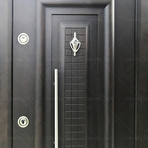Portes blindées en acier de sécurité extérieures au design italien moderne <span class=keywords><strong>avec</strong></span> charnières en acier pour entrée principale de maison - Product Image 5