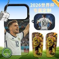 Coque de téléphone personnalisée Coupe du Monde de football avec protection intégrale 5 faces et impression par sublimation pour iPhone 13/14/15/16/17 Pro Max