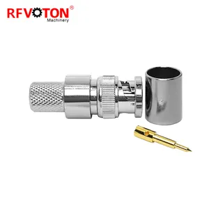 RF coaxial bnc rg213 cable bnc crimp male/plug connector RG213 cable conector