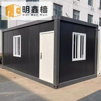 Maison conteneur standard grise de 20 pieds
