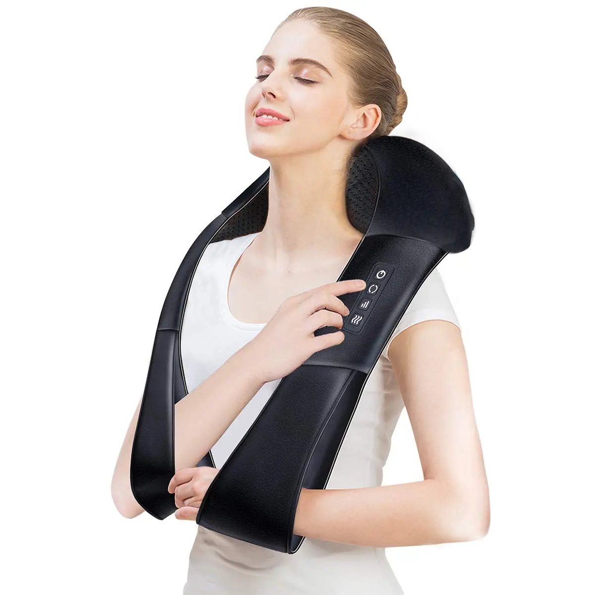 2024 Massagem Shiatsu elétrica de corpo inteiro, produto de venda imperdível para alívio da dor e massagem de pescoço, massageador de ombro