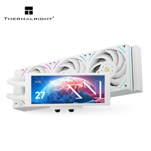 Refroidisseur <span class=keywords><strong>AIO</strong></span> Thermalright Trofeo Vision 360 mm ARGB blanc avec ventilateur de refroidissement pour CPU et écran LCD de 6,86 - Product Image 1