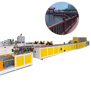 Máquina de composição de madeira e plástico PP PE WPC/Linha de produção de painel de parede de deck