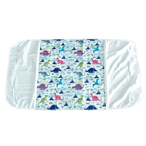Protège-matelas personnalisé en coton et fibre de bambou pour enfants, réutilisable, imperméable, lavable, avec ailes - Product Image 3