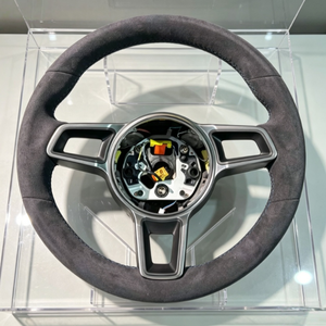 Volante Deportivo Completo de Alcántara para <span class=keywords><strong>Porsche</strong></span> 991 991.2 992 718 Boxster Cayman Macan <span class=keywords><strong>Cayenne</strong></span> 958, Volante de Repuesto Deportivo - Product Image 6