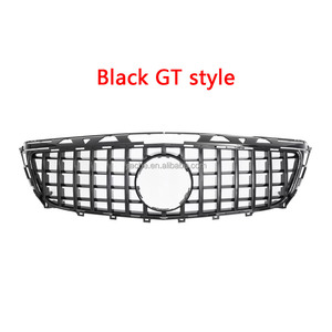 ABS negro de plata de la rejilla frontal para Mercedes Benz CLS clase W2018 2011 - 2014 frente del coche de carreras Billet parachoques parrilla GT estilo - Product Image 2