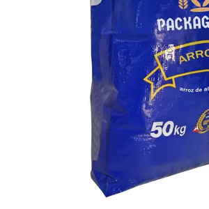 Usine BOPP tissé en plastique laminé 25kg 50kg sac de riz farine alimentation recyclable - Product Image 1