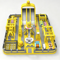 Château gonflable commercial géant en PVC Big Bounce, aire de jeux, la plus grande structure gonflable au monde, taille personnalisée