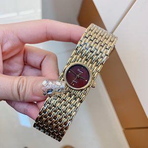 European American <b>Ladies</b> Wristwatch <b>Vintage</b> Quartz Bangle <b>Watch</b> Niche Unique Design Elegant Texture - Product Image 3
