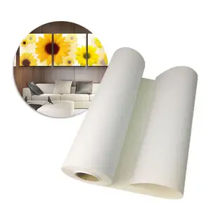 100% Cotton Canvas Printing Inkjet Waterproof Canvas Roll For Inkjet Printing Canvas