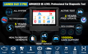 X431 V/X 431PRO 4,0 Lector de código de diagnóstico de coche profesional Sistema completo Diagnóstico de coche con garantía de 2 años - Product Image 3