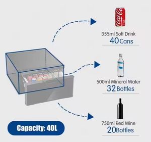 40L ngăn kéo xe tủ lạnh RV xe tải chuyển đổi SUV đặc biệt 12V tủ lạnh - Product Image 2
