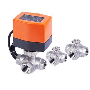 Winvall 230V/110V/24VAC 3 cách SS304 van điện mát nước nóng trộn bóng van DN15/DN20/DN25 cơ giới van thép không gỉ - Product Image 2