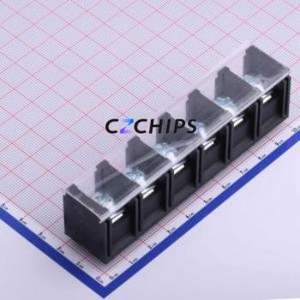 KF88SA-16.0-6P Barrier Terminal Block Through hole Component (THT),P=16mm Connector With Cover Plate 16mm 1x6P Straight Pin - Product Image 1