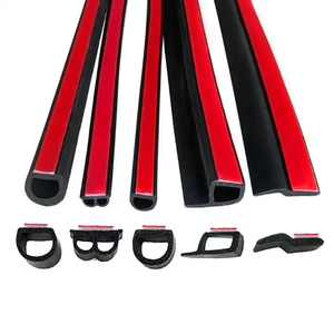 Junta de puerta de coche tipo P Z autoadhesiva, tira de sellado de <span class=keywords><strong>goma</strong></span>, cinta EPDM antichoque resistente al desgaste, servicio de corte personalizado disponible - Product Image 4