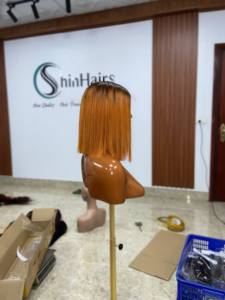 High Quality Vietnamese Human <b>Hair</b> Wig Raw Virgin <b>Hair</b> Full Cuticle Natural Color Wholesale - Product Image 2