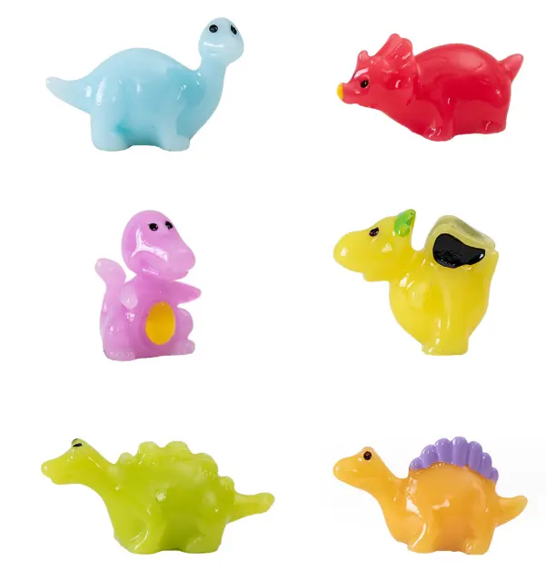 Groothandel Hars Pvc Dieren Nieuwe Kids Mini Speelgoed Dinosaurus 1-3Cm Massief Plastic Cartoon Realistisch Model Beeldje Supermarkt Hot Sale