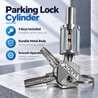 Cylindre de Verrouillage de Parking en Métal Durable Haute Sécurité avec 3 Clés Taille Personnalisée pour Verrouillage de Place de Parking