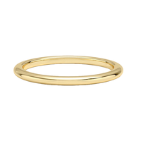 Bague d'éternité empilable en moissanite plaqué or S925, forme ronde, en argent pur, pour mariage