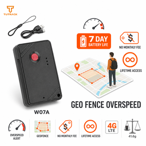 Kabelloser GPS-Tracker mit 7-Tage-Akkulaufzeit, Geofencing, Geschwindigkeitswarnung, ohne monatliche Gebühr, lebenslanger Zugang, Familienmitglieder-Tracker - Product Image 1