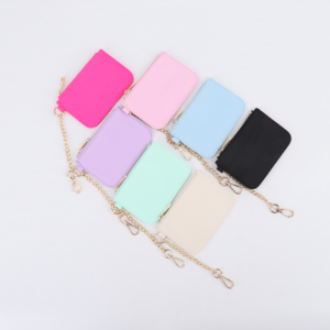 Dompet <span class=keywords><strong>Mini</strong></span> warna cerah, dompet kecil lucu beberapa warna tahan air nilon tahan lama ritsleting untuk anak laki-laki dan perempuan - Product Image 1