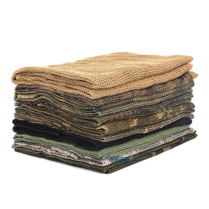 Bufanda de malla de poliéster transpirable cómoda de verano bufanda de camuflaje al aire libre - Product Image 1