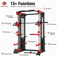 OEM Smith Machine Cable Crossover Power Rack Multi-fonctions pour Squats, Banc de Musculation et Lat Pulldown, en Acier, pour Usage Domestique et Commercial, Vente en Gros Direct Usine