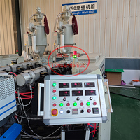 Máquina para Tubería Corrugada de Plástico TONGSANHEGU de 50 mm, Línea de Producción de Extrusión de Tubería HDPE DWC de 40-110 mm