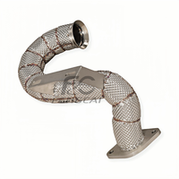 Tuyau de descente droit isolé en acier inoxydable pour Mercedes Benz W177 A180 A200 1.3T M282 – Amélioration des performances des échappements