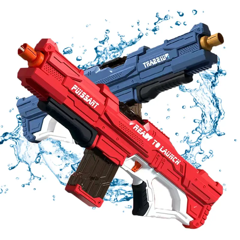 Wholesale summer outdoor new products automatic large capacity high pressure electric high-speed water gun toys for kids