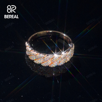 Diamants remplis en direct d'usine, vente en gros, VVS, style éternité, or massif 10K 14K 18K, diamant de laboratoire cultivé, bague de fiançailles