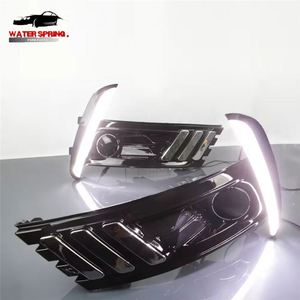 LED DRL ban ngày Chạy ánh sáng cho Toyota <span class=keywords><strong>Corolla</strong></span> <span class=keywords><strong>Altis</strong></span> 2017 2018 đèn sương mù với màu vàng chuyển đèn tín hiệu điều kiện mới - Product Image 2