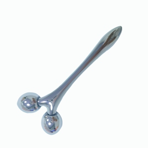 Masseur à rouleaux 3D portable en alliage de zinc argenté, outil de lifting facial en forme de Y pour le soin de la peau du visage, du cou et du corps, instrument de beauté - Product Image 3