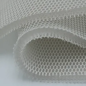 100% poliestere 3D Single Layer Net Tulle Air Mesh Diamond Mesh Hard Tulle Glitter Fabric