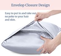 Housse de coussin en soie, taie d'oreiller en soie, ensemble de taies d'oreiller en soie de mûrier 100%, taies d'oreiller en soie de mûrier