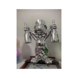 Statua da Giardino in Fibra di Vetro a Forma Personalizzata, Statua di Papera Miliardaria Artistica per Esposizione - Product Image 2