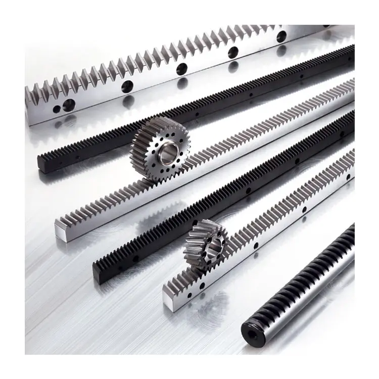 Custom 45 Degree Tooth Nylon Plastic Small Helical Spur Rack And Pinion Gear