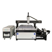 Bộ Định Tuyến <span class=keywords><strong>Cnc</strong></span> 4 Trục 2000*3000Mm 1325 Máy Chế Biến Gỗ Atc Quay Để Làm Khuôn Thuyền - Product Image 2